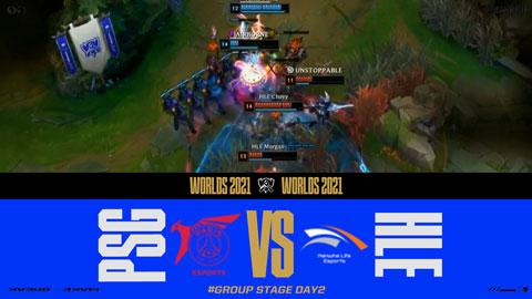 LoL_공식 - [PSG vs HLE] / 2021 LoL 월드챔피언십 그룹 스테이지 DA...