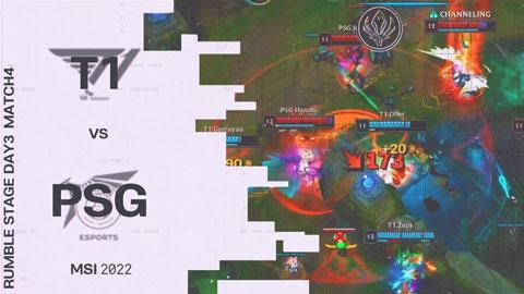 LoL_공식 - [T1 vs PSG] 럼블스테이지 3일차 4경기 / 2022 MSI
