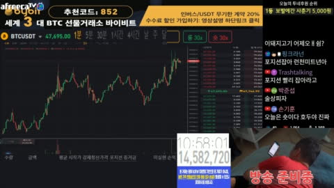[852]박호두 - 박호두Live) 목소리가 안나옵니다  (비트코인 실시간)