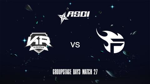 [KRS vs TF] ASCI 16강 그룹스테이지 3일차 | SOOP VOD