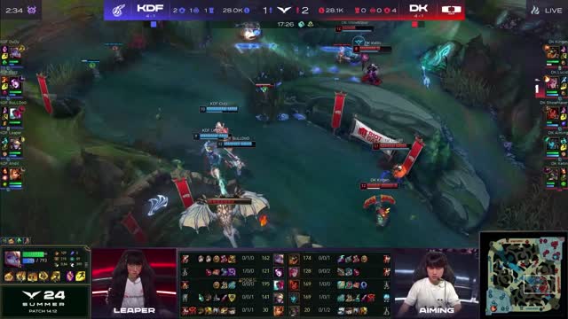 [캐치]I'm always angry | KDF vs. DK 게임3 하이라이트 | 06.30 | 2024 LCK 서머 스플릿 ...